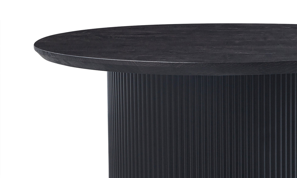Table basse Lagos – Brun foncé, ronde Ø 80 cm – vue 5