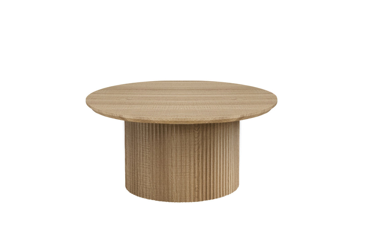 Table basse Lagos – Chêne naturel, ronde Ø 80 cm – vue principale