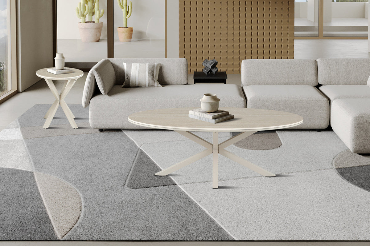 Table basse Noa – Ovale 130 × 70 cm – vue 3