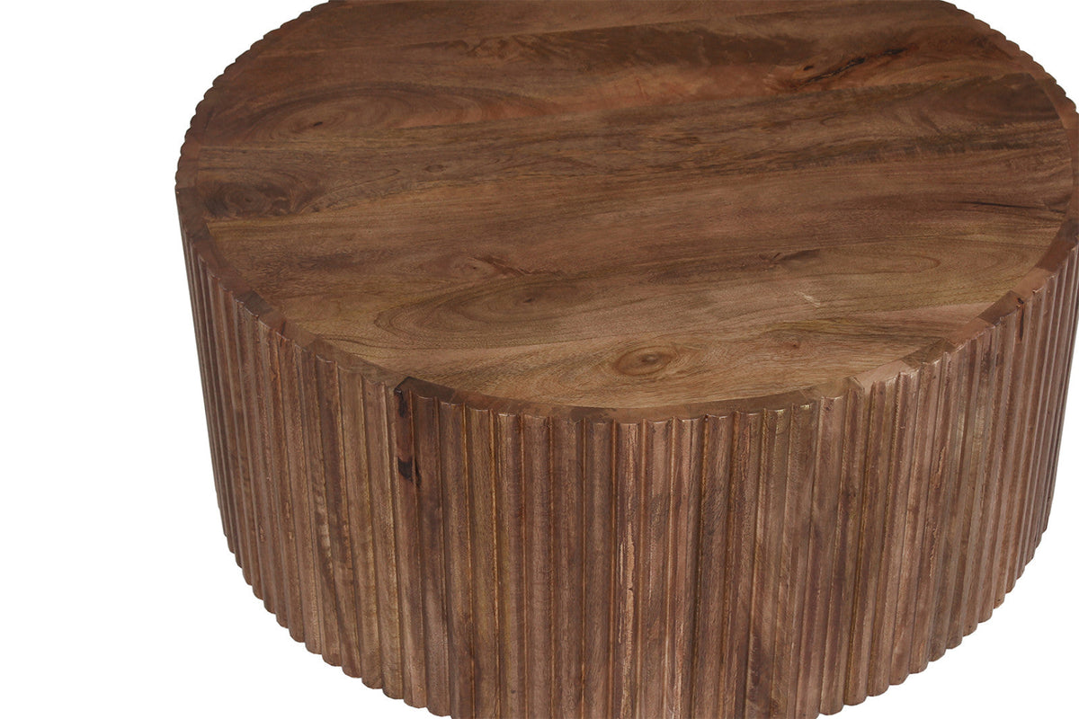 Table basse Victor – bois de manguier brun clair