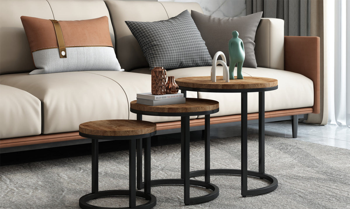 Table d’appoint Plano – Naturel – vue 2