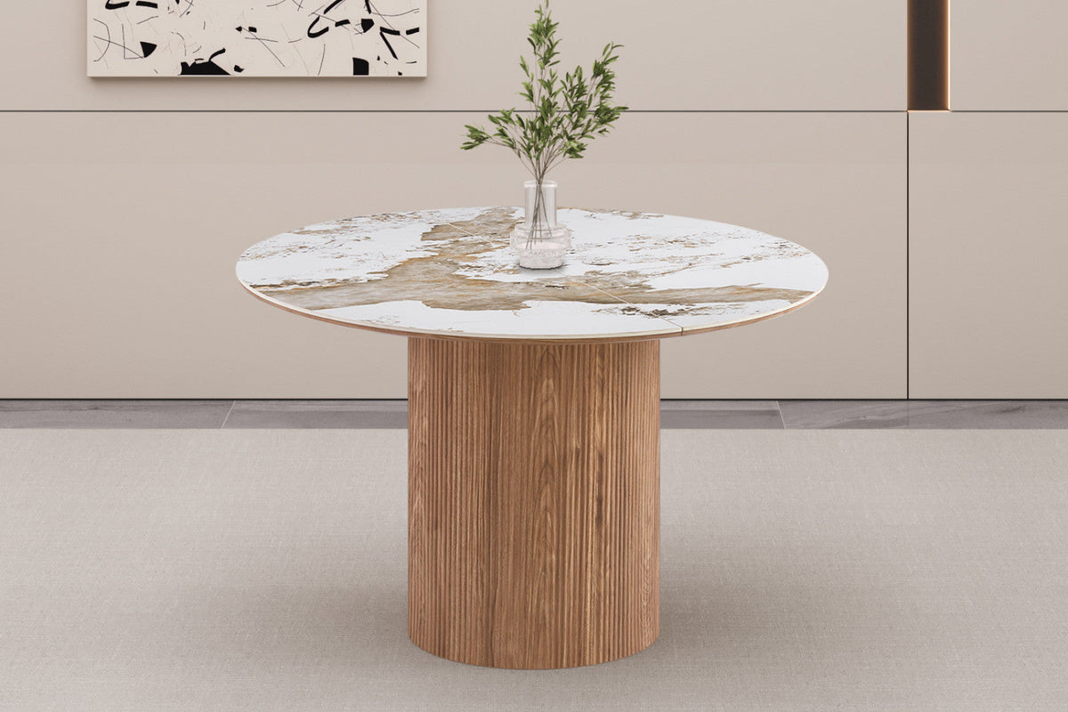 Table extens. Evora – 120, pierre brillante pandora – 160/200 cm