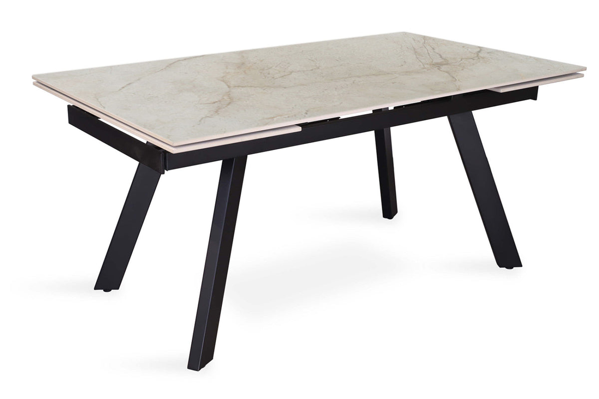 Table extensible Hera – Shakespeare beige brillant – vue 5