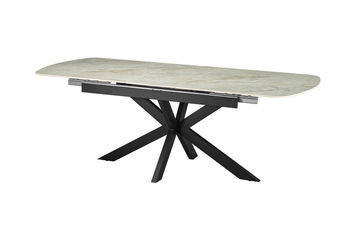 Table extensible Hestia – Beige brillant – vue 5