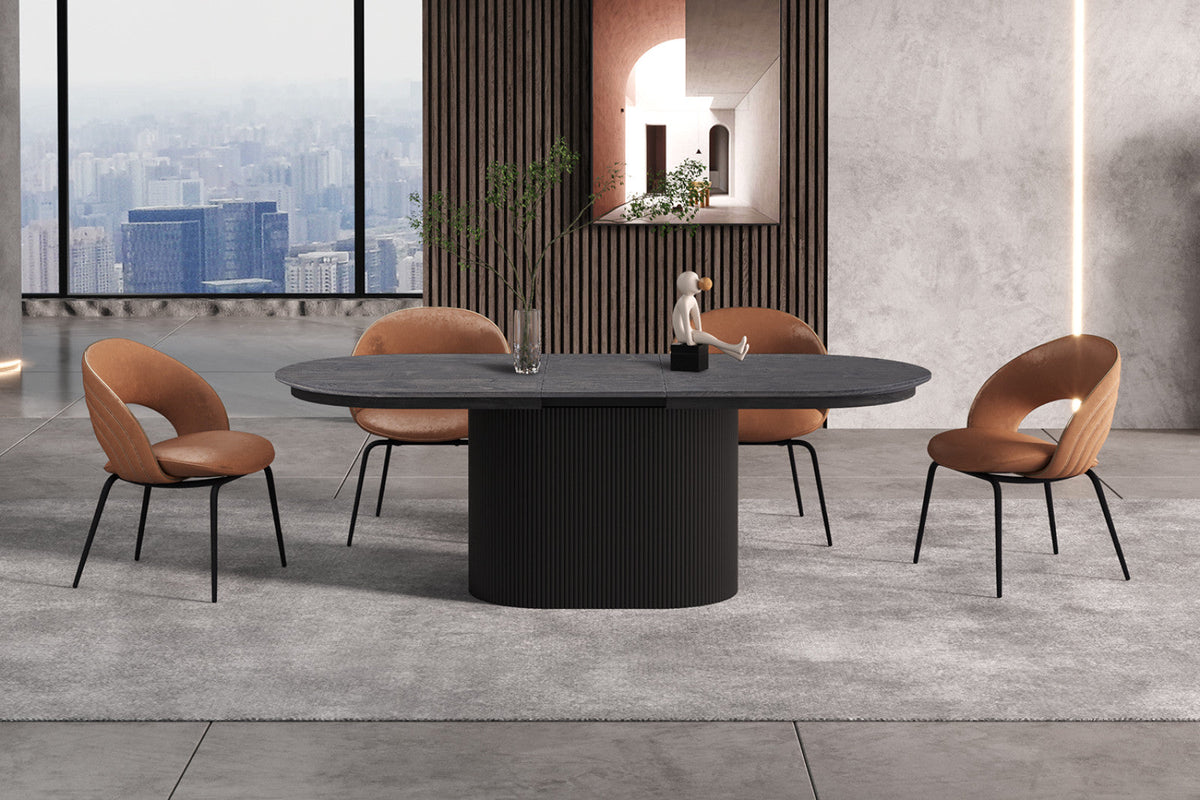Table extensible Lagos – Brun foncé – vue principale