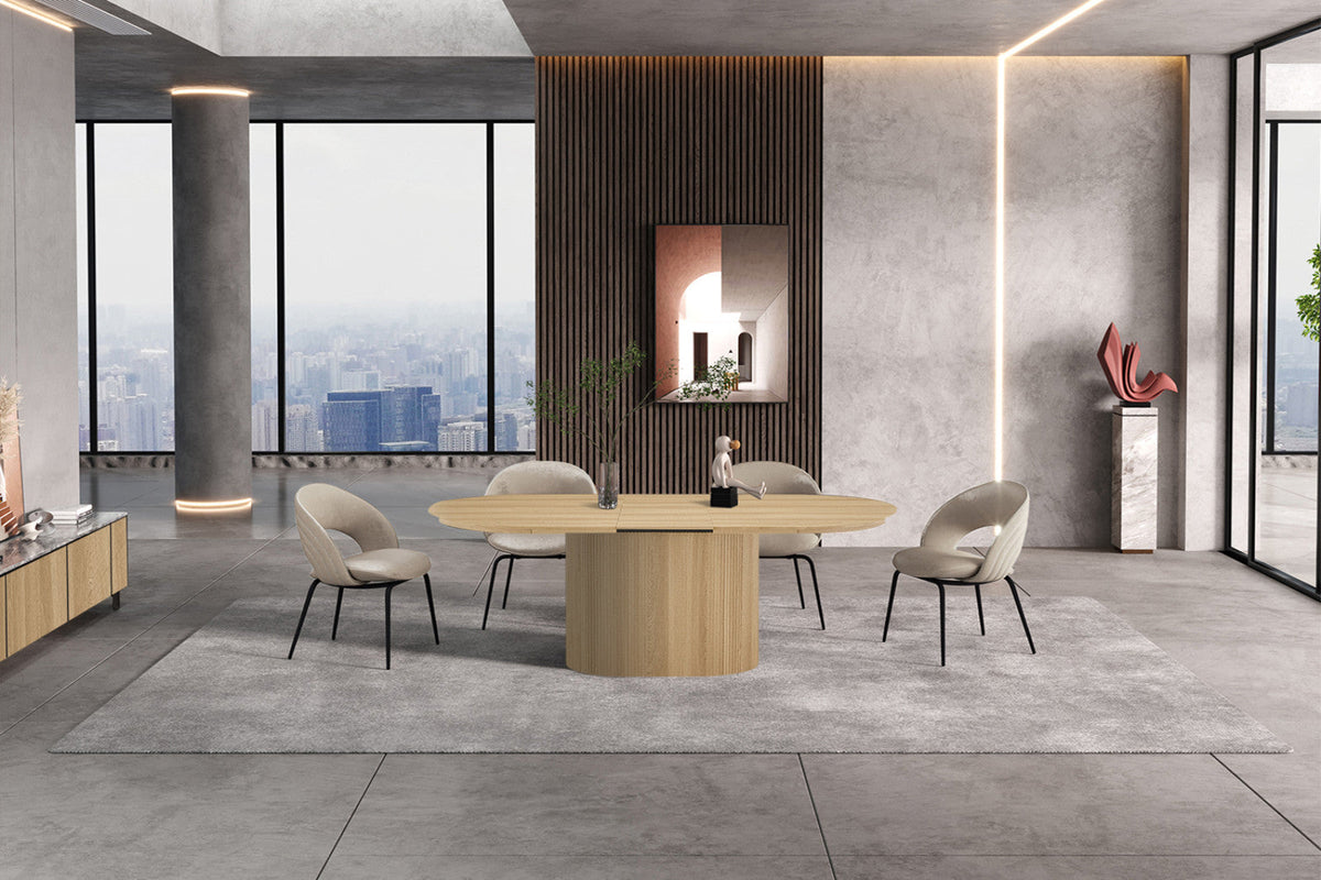 Table extensible Lagos – Chêne naturel – vue 2