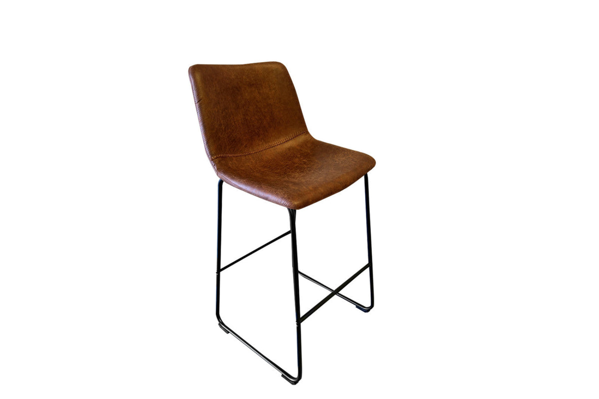 Tabouret de bar Mancia – ote topper 02 cognac