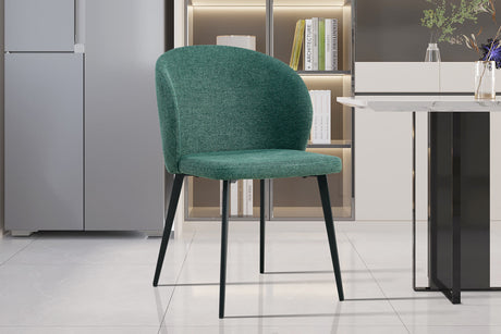 Chaise Toledo Tissu Vert - vue 2