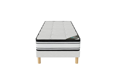 Ensemble GRAND CONFORT Sommier + Matelas Hauteur 22cm