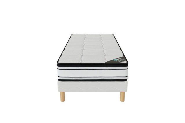 Ensemble GRAND CONFORT Sommier + Matelas Hauteur 22cm