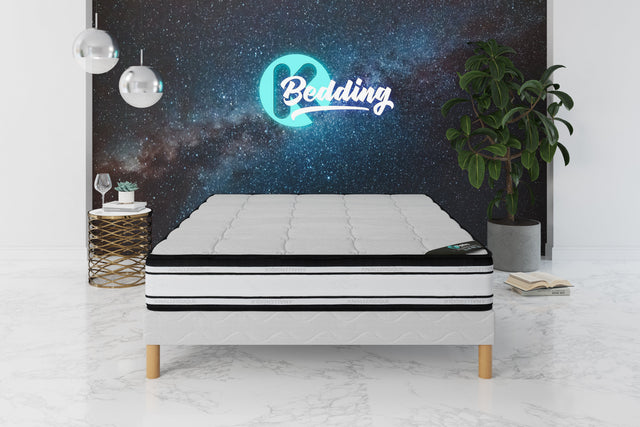 Ensemble GRAND CONFORT Sommier + Matelas Hauteur 22cm