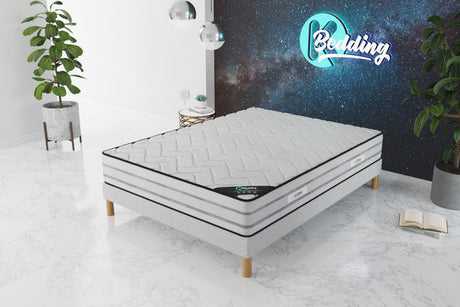 Ensemble Memory Premium Sommier + Matelas Hauteur 25cm