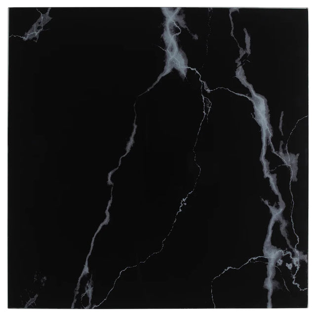 Table à manger Olivia transparent pied chrome 150cm - 8017