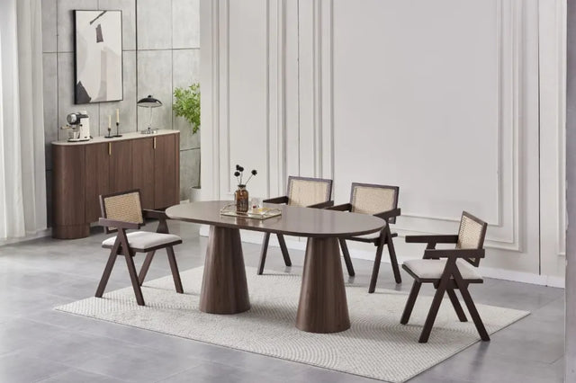 Table à manger Iconic Céramique travertin 180cm - TB3
