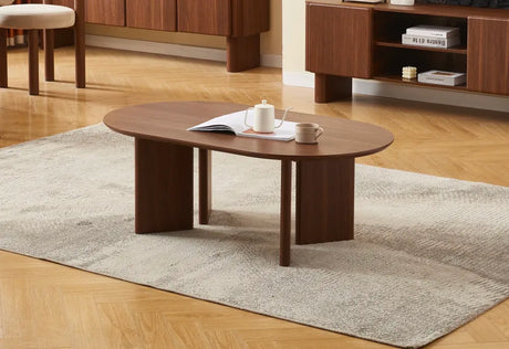 Table basse Ambre noyer MDF 120cm - TBA39Z
