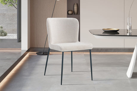 Chaise Lisa Tissu Fabb Raven 24 Beige - vue 2