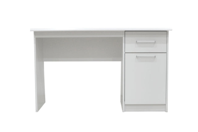 Bureau Milou 1 tiroir 1 porte Blanc - vue 2