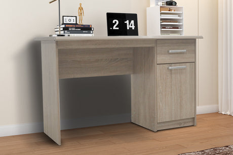 Bureau Milou 1 tiroir 1 porte Sonoma
