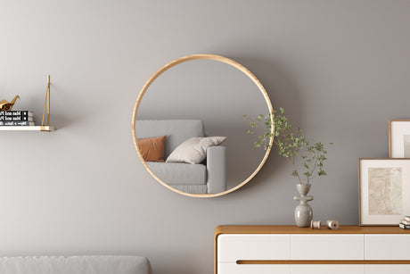 Miroir Ria 80x80 Chêne vieilli