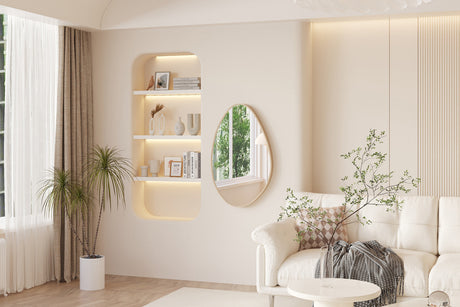 Miroir Rana 80x50 Chêne vieilli - vue 2