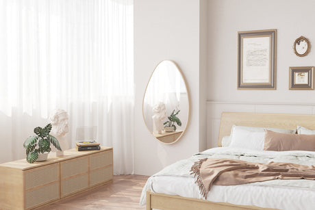 Miroir Romi 80x50 Chêne vieilli - vue 2
