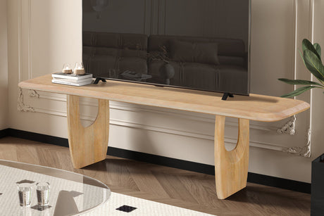 Meuble TV Braga Bois de manguier Amande