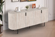 Bahut Lagos 200 cm Décor Travertin Beige