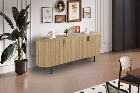 Bahut Lagos 200 cm Décor Chêne Naturel - vue 2