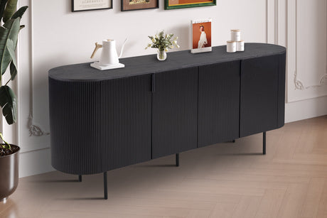 Bahut Lagos 200 cm Décor Brun foncé