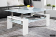 Table basse Alana Blanc laqué