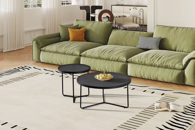 Table basse Melia Ronde Gris Verre - vue 2
