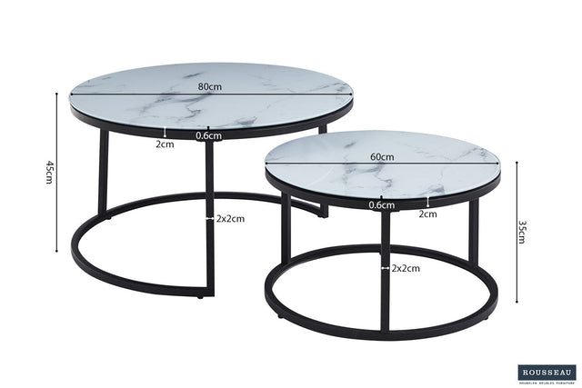 Table basse Boston - dimensions