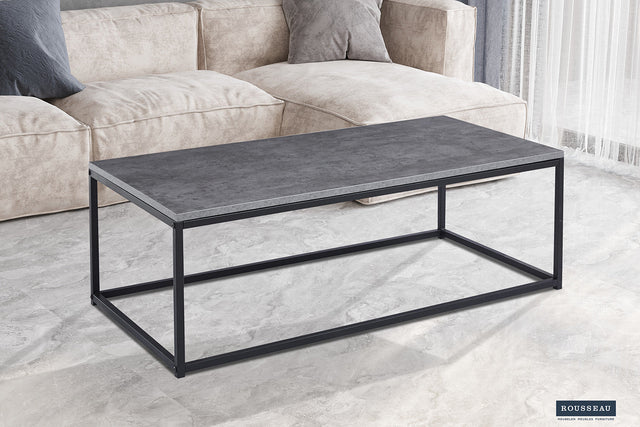 Table basse Dallas Décor Pierre Gris