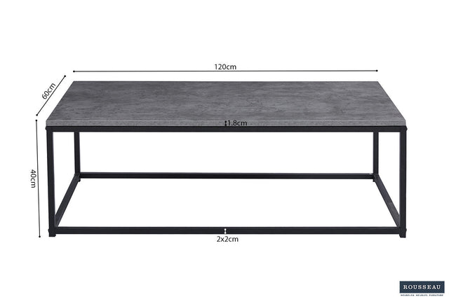 Table basse Dallas - dimensions