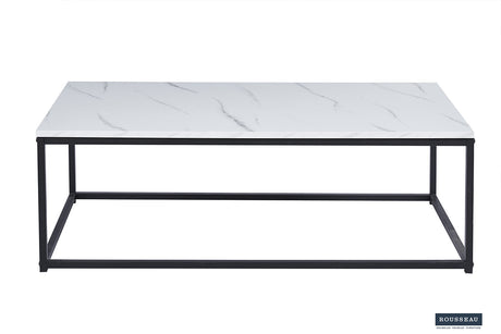 Table basse Dallas Décor Marbre Blanc - vue 2