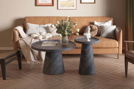 Table basse Manus 45 cm Décor Gris foncé - vue 2