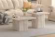 Table basse Bobby Décor Travertin Beige