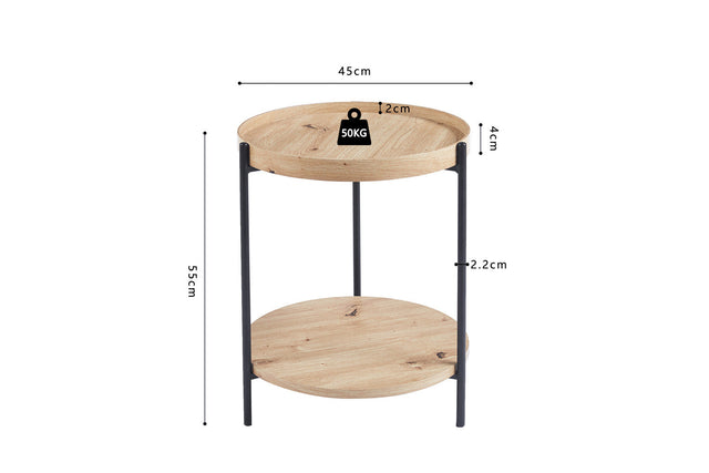 Table basse Dalina - dimensions