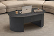 Table basse Lagos Plateau relevable Décor Brun foncé