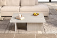 Table basse Arallo Décor Travertin Beige