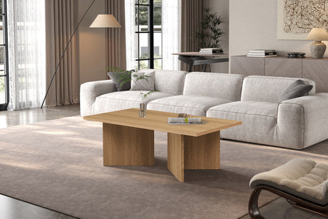 Table basse Litar Décor Chêne Naturel - vue 2