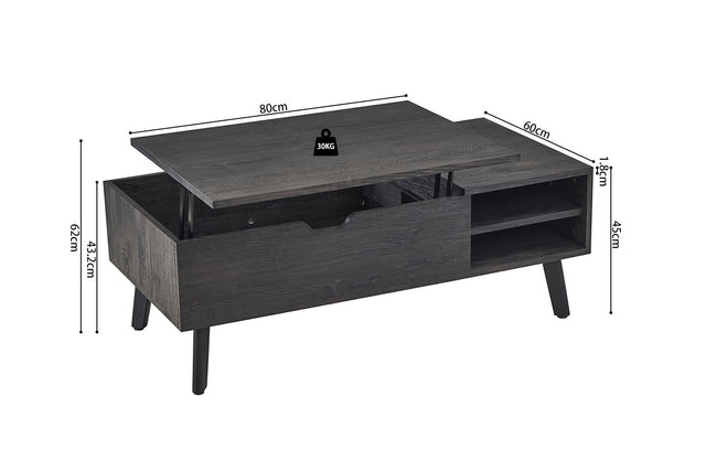Table basse Justine - dimensions