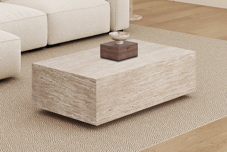 Table basse Jacky Décor Travertin Beige