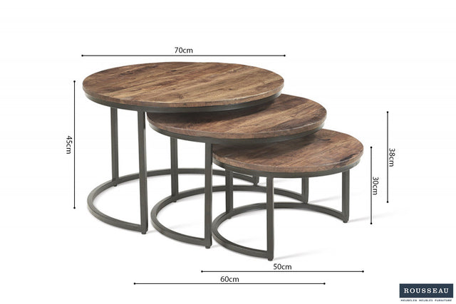 Table basse Arnod - dimensions