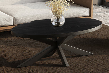 Table basse Madeira Bois de Manguier noir
