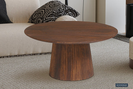 Table basse Miguel Bois de manguier Brun clair