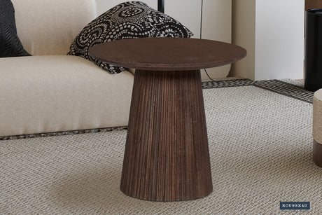 Table basse Miguel Bois de manguier Brun foncé