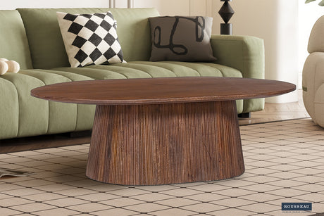 Table basse Miguel Bois de manguier Brun clair