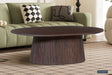 Table basse Miguel Bois de manguier Brun foncé