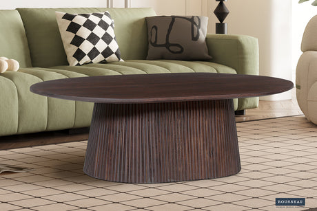 Table basse Miguel Bois de manguier Brun foncé